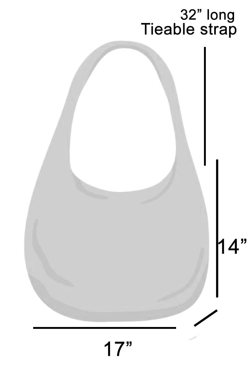 Intricate Braided Ombre Tote Bag