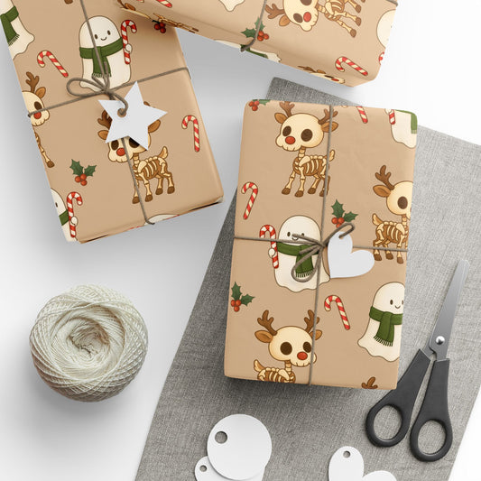 Reindeer Bones Christmas Wrapping Paper