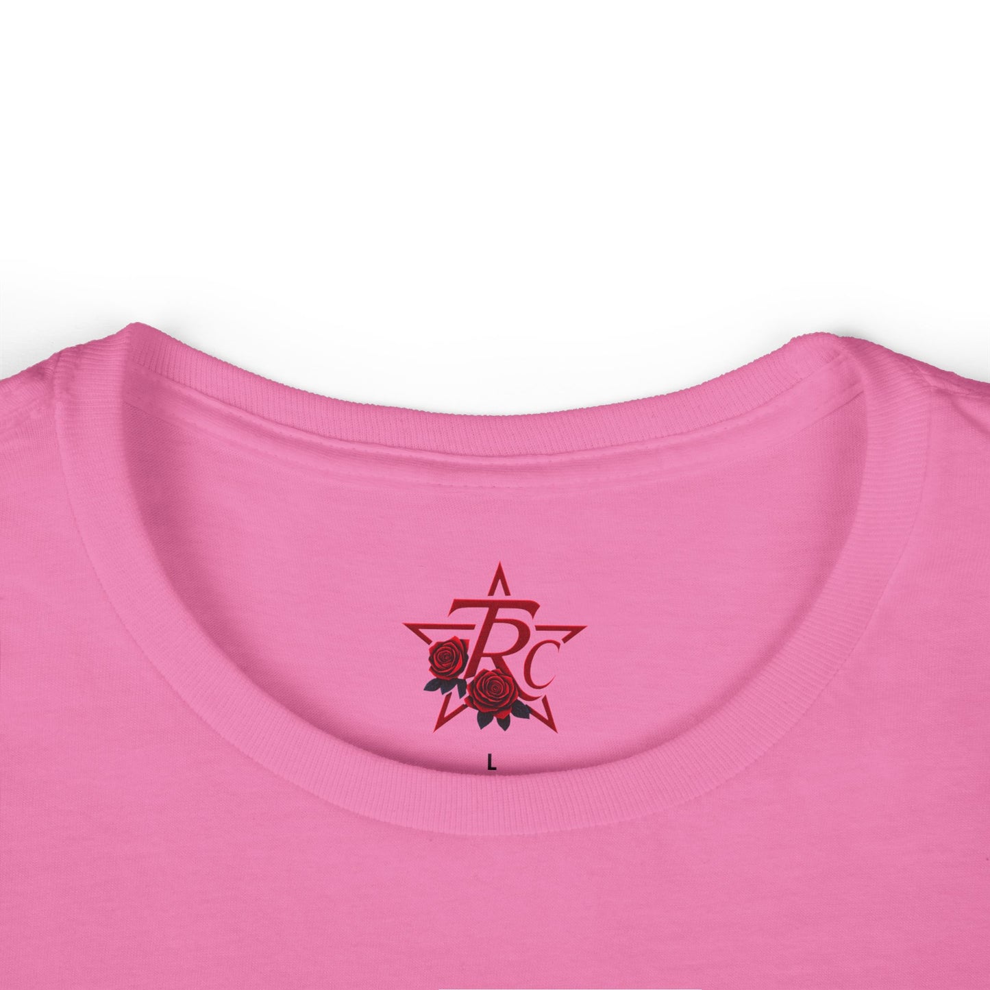 Gothic Pouty Little Girl V-Neck T Graphic Tee