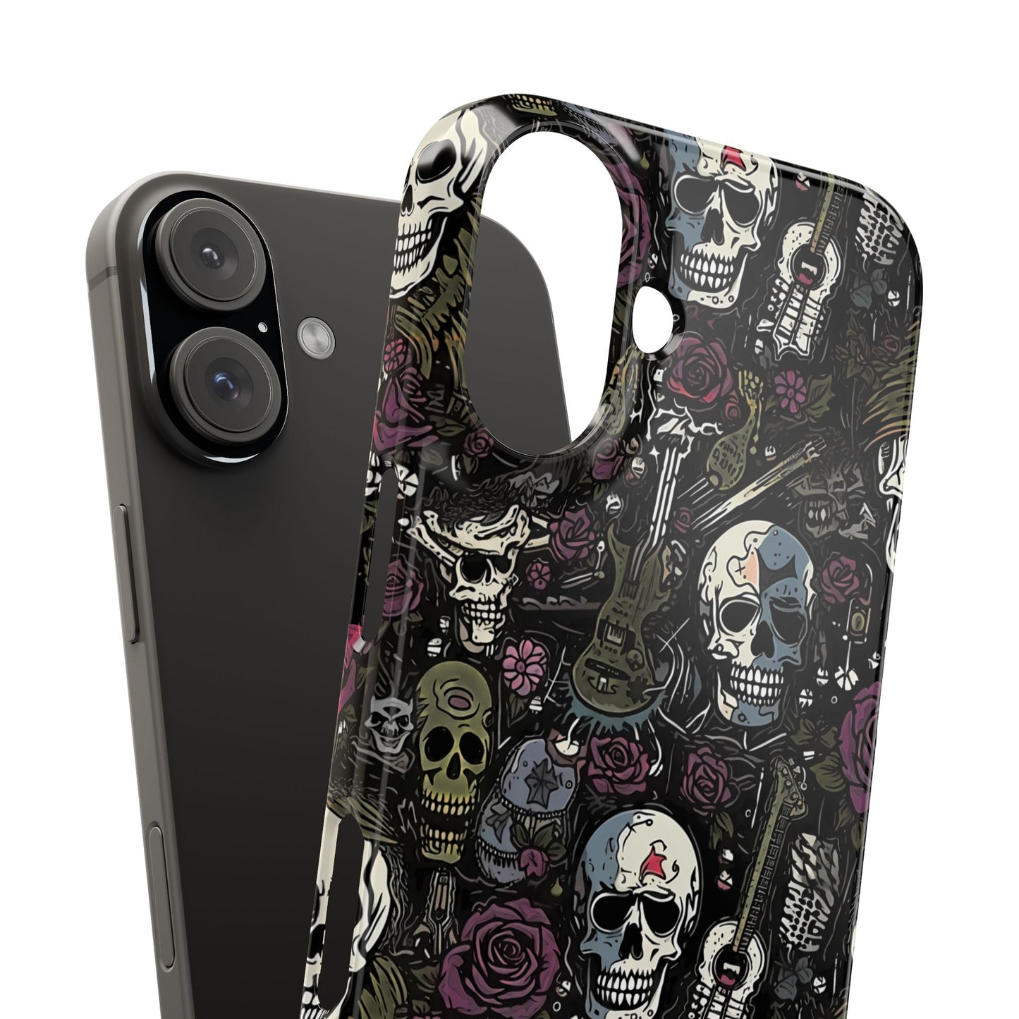 Purple Rock N Rose Phone Case