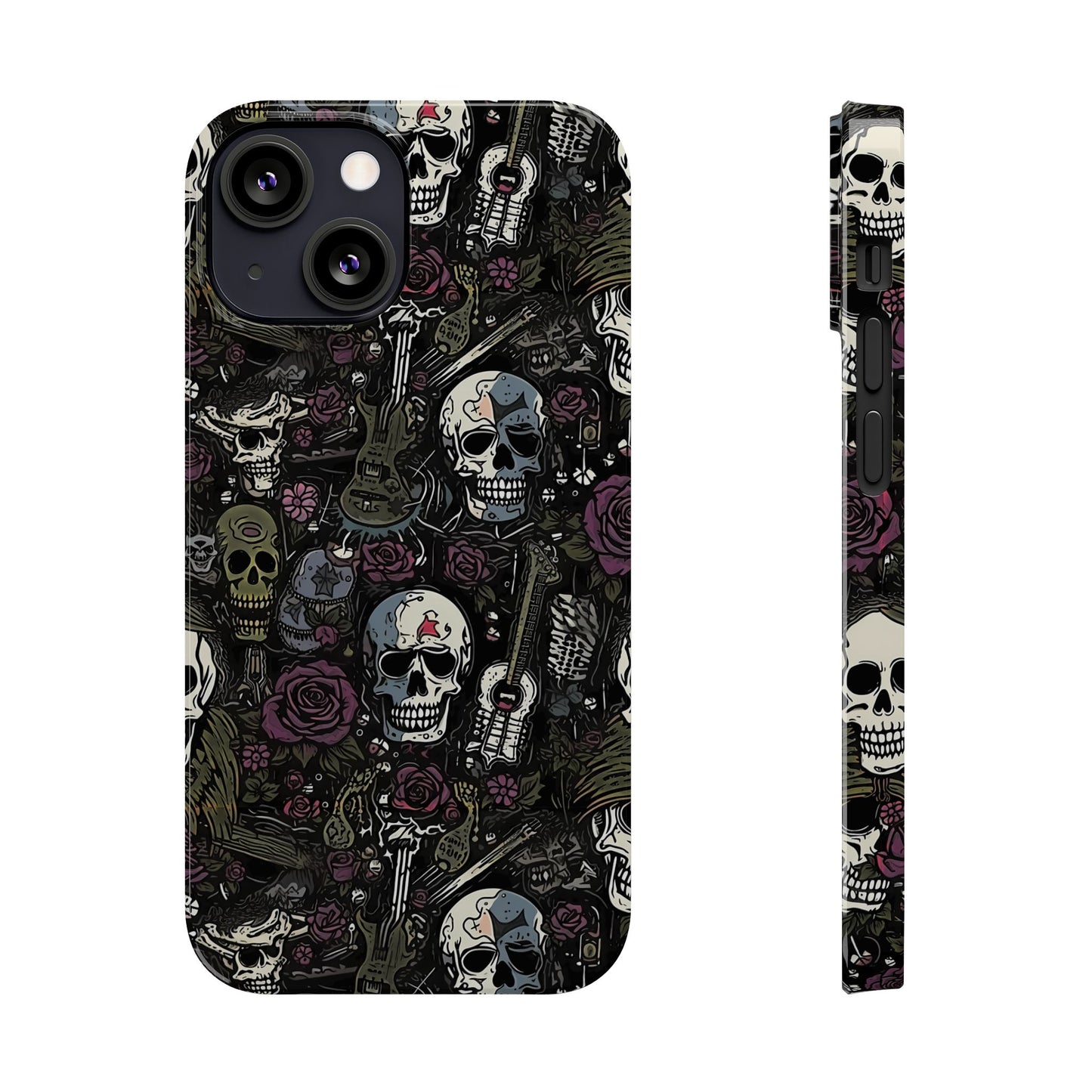 Purple Rock N Rose Phone Case