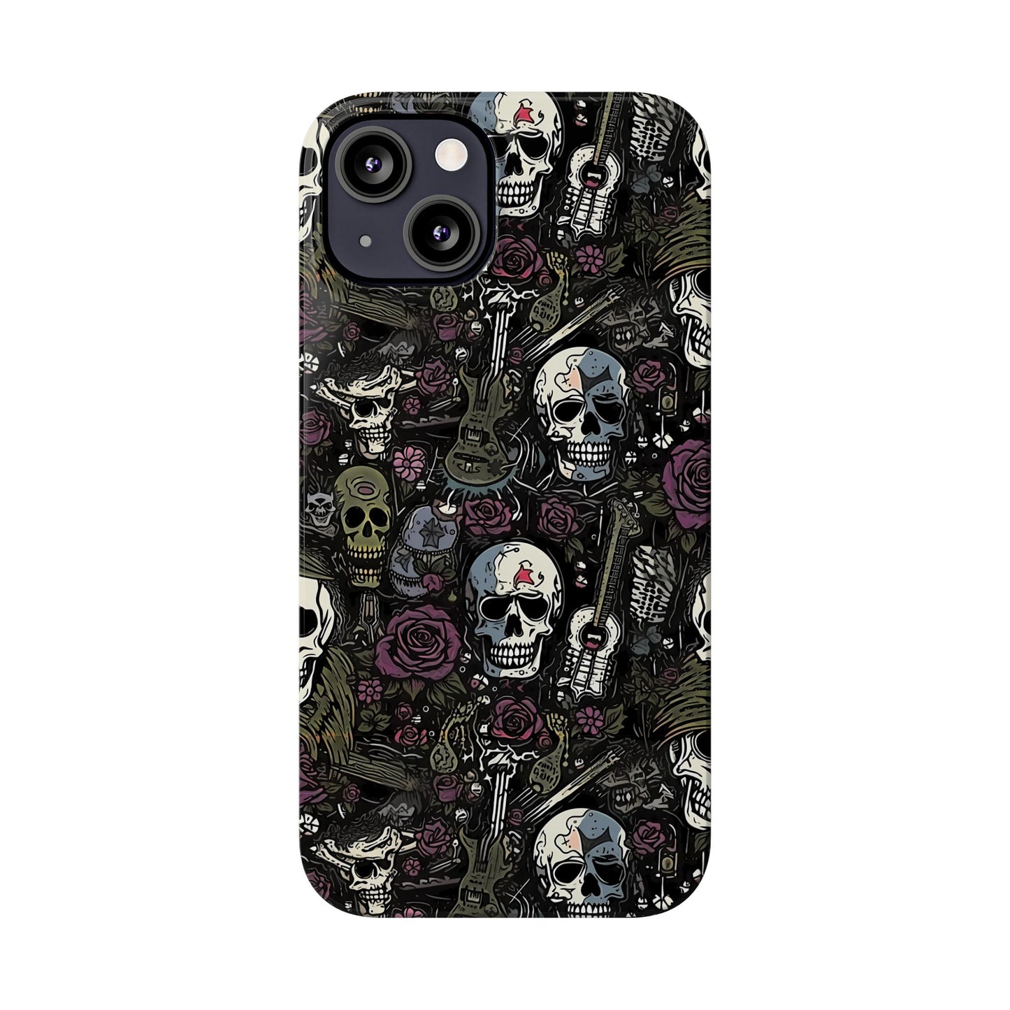 Purple Rock N Rose Phone Case