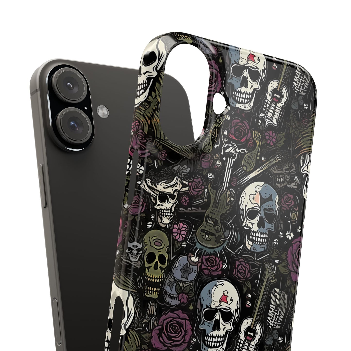 Purple Rock N Rose Phone Case