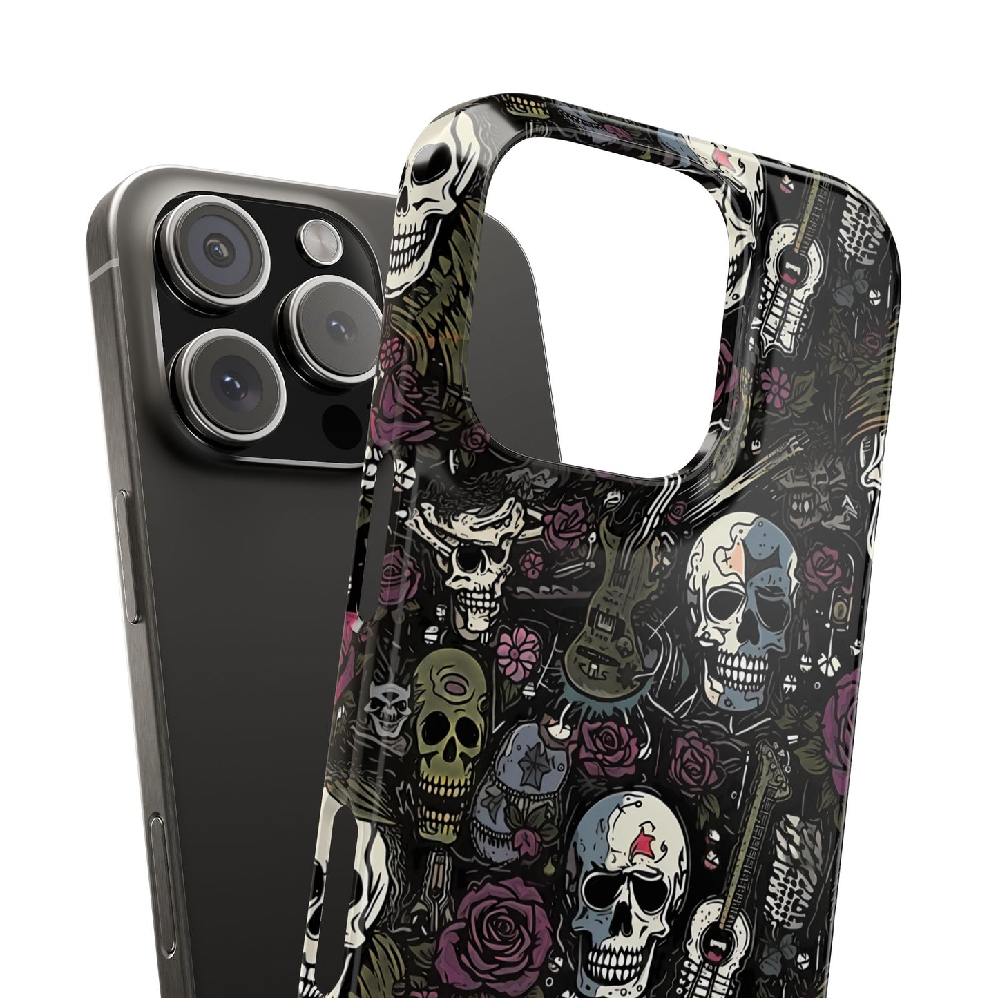 Purple Rock N Rose Phone Case