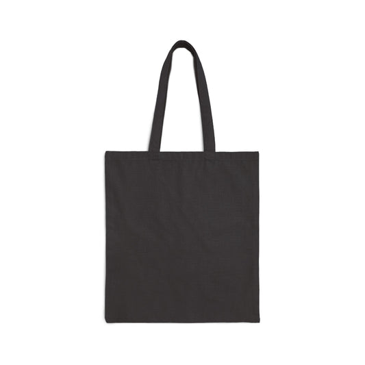 Rock and roll canvas tote bag with bold rock hand symbol - music-inspired carry-all featuring durable design and concert-ready style