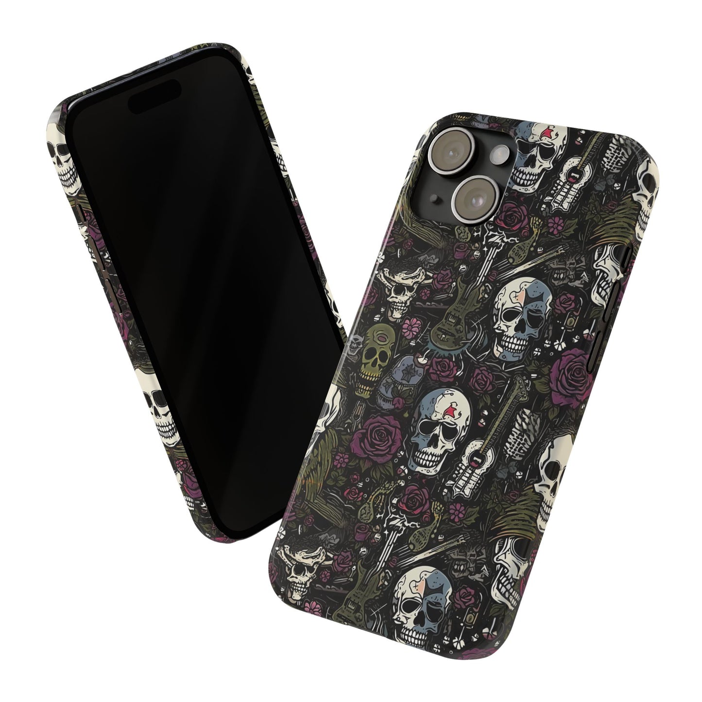 Purple Rock N Rose Phone Case