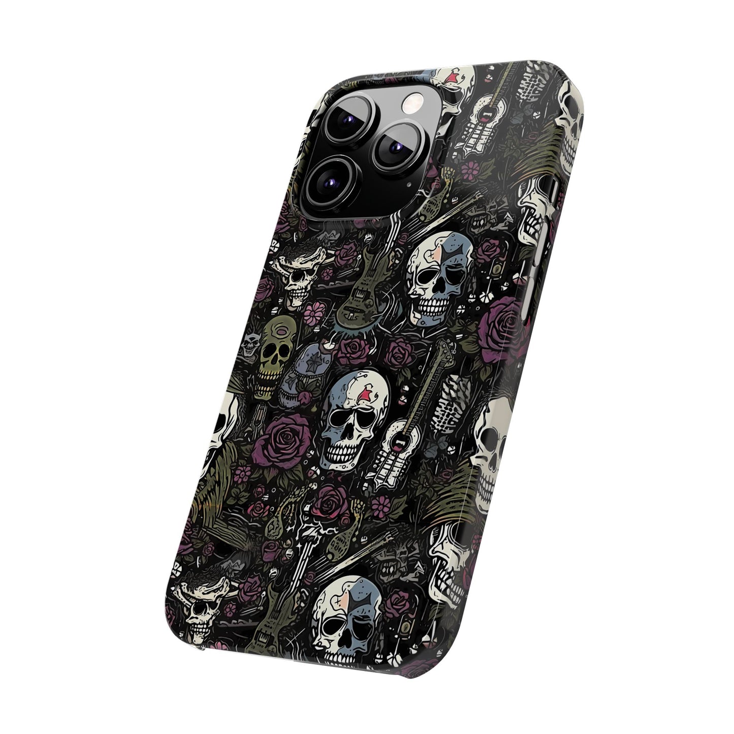 Purple Rock N Rose Phone Case