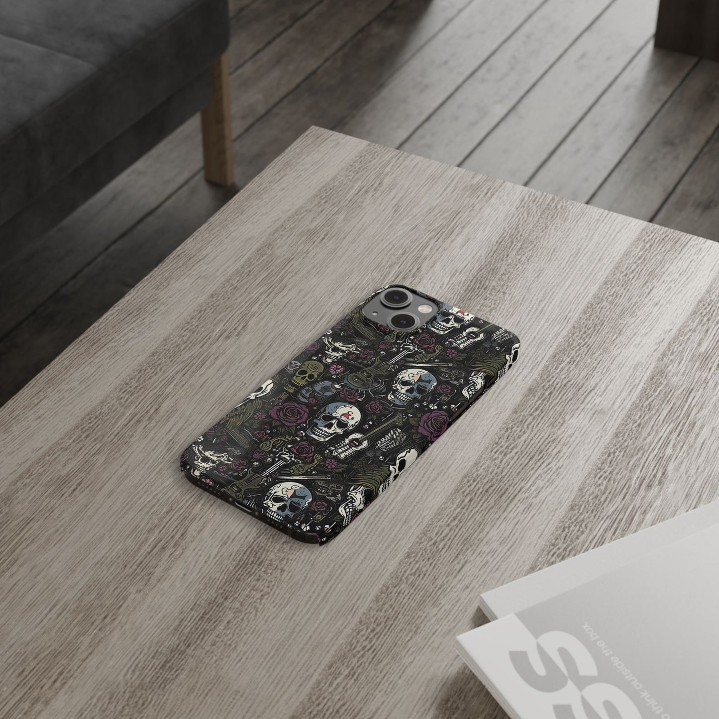Purple Rock N Rose Phone Case