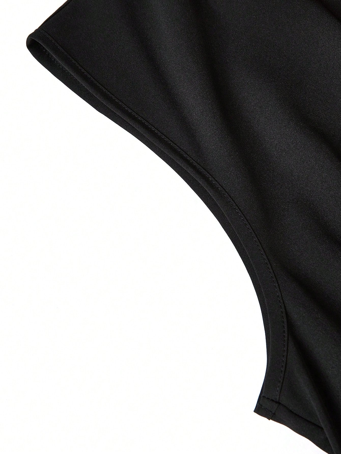 "Close-up detail of Queen's Gambit dress pattern and fabric texture"