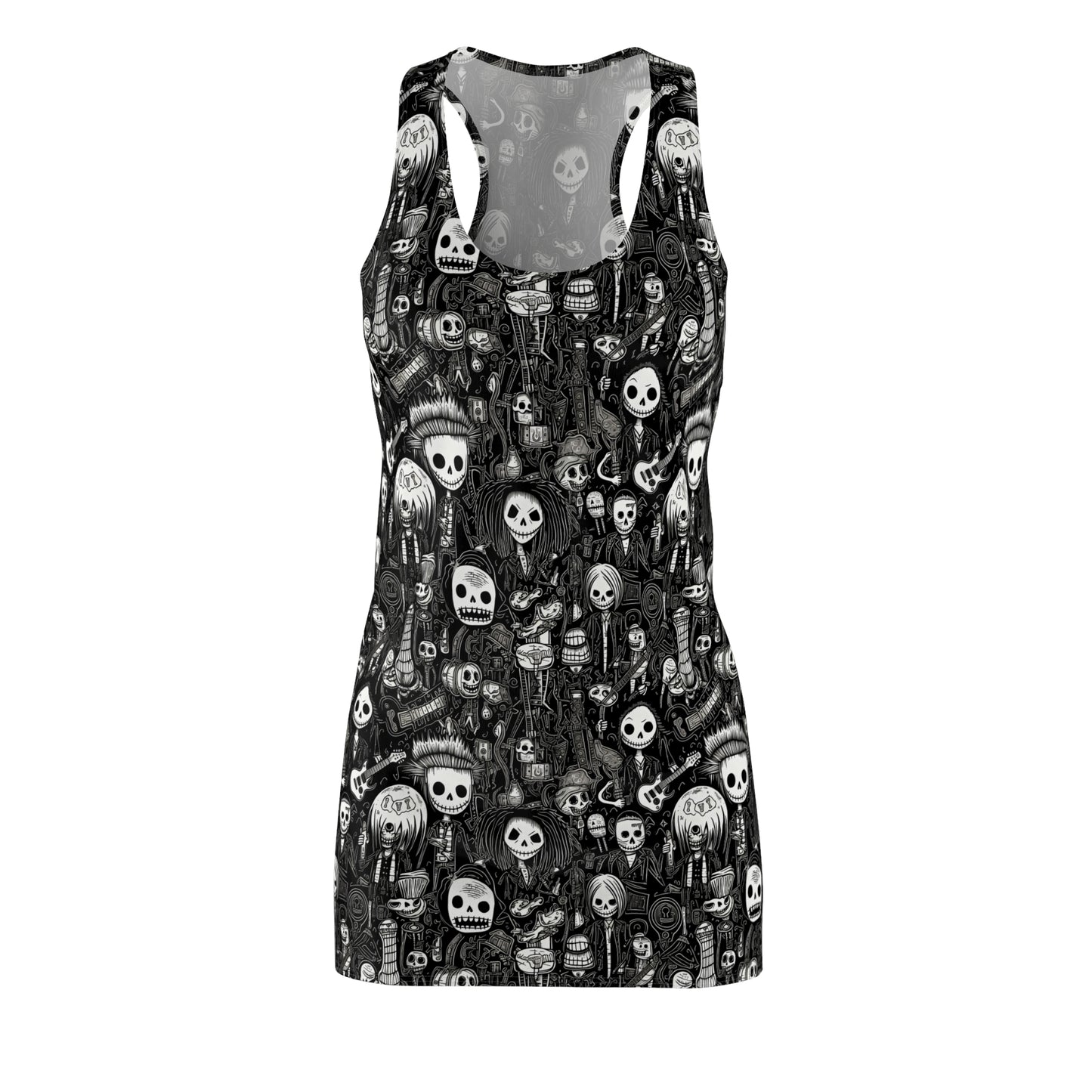 Hello Friends | Women's Cut & Sew Racerback Dress