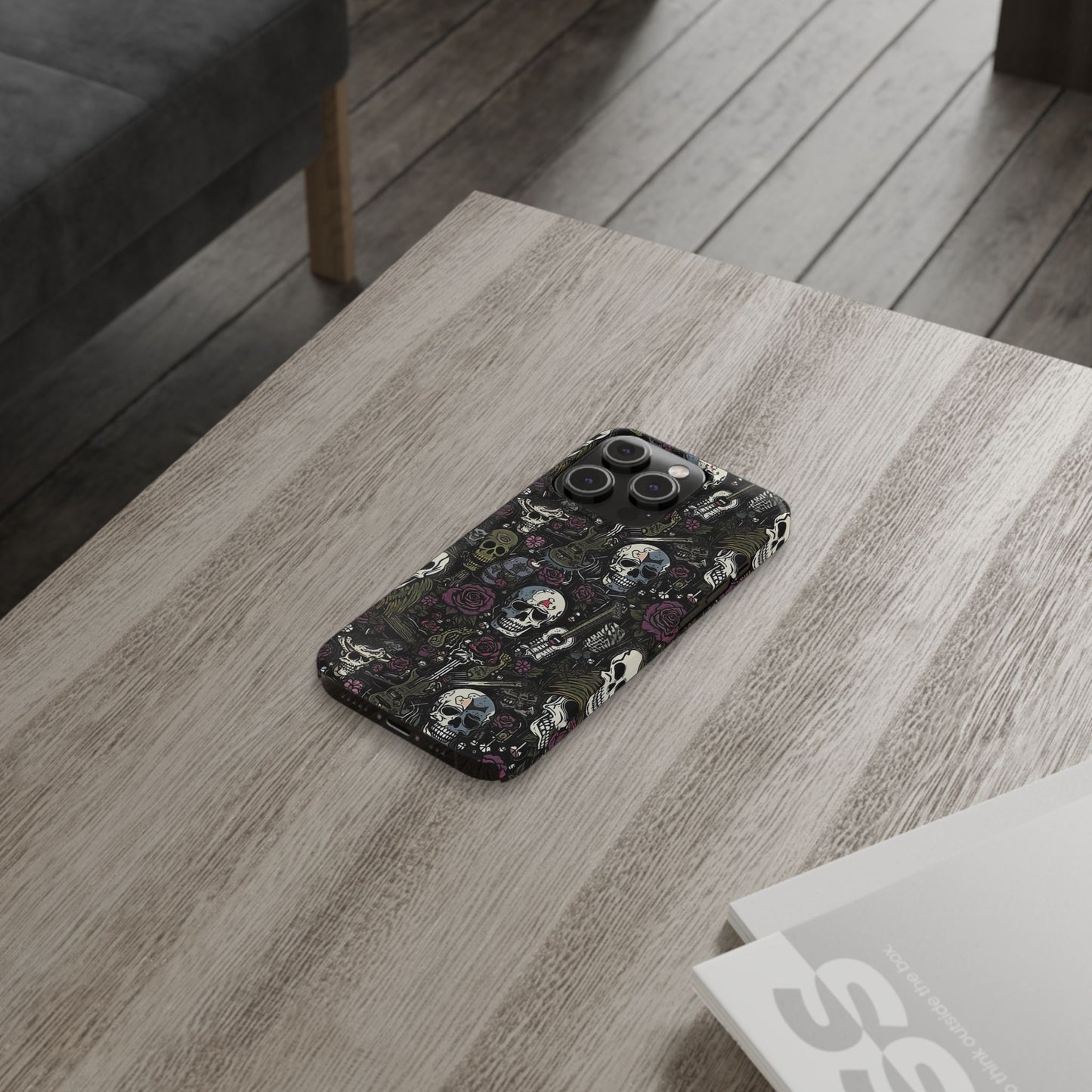 Purple Rock N Rose Phone Case