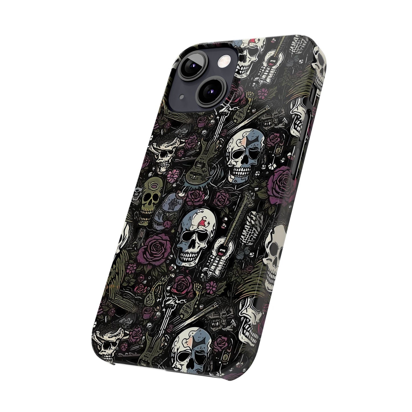 Purple Rock N Rose Phone Case