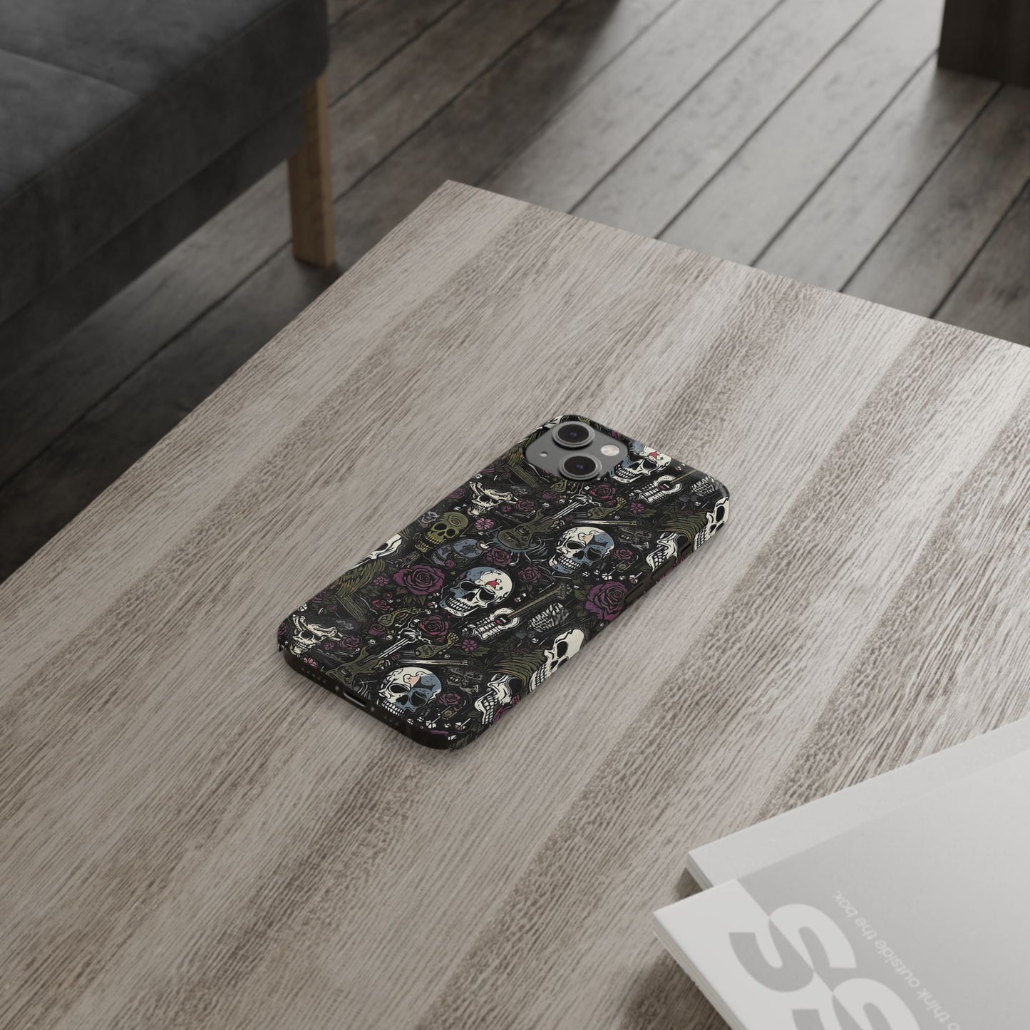 Purple Rock N Rose Phone Case