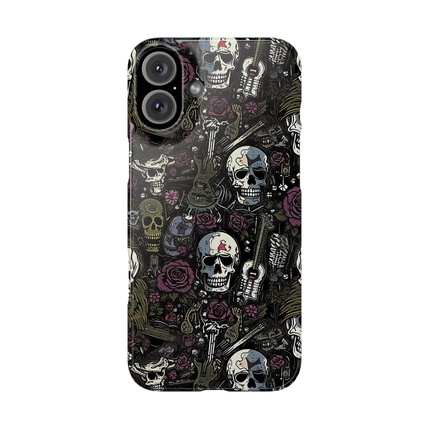 Purple Rock N Rose Phone Case