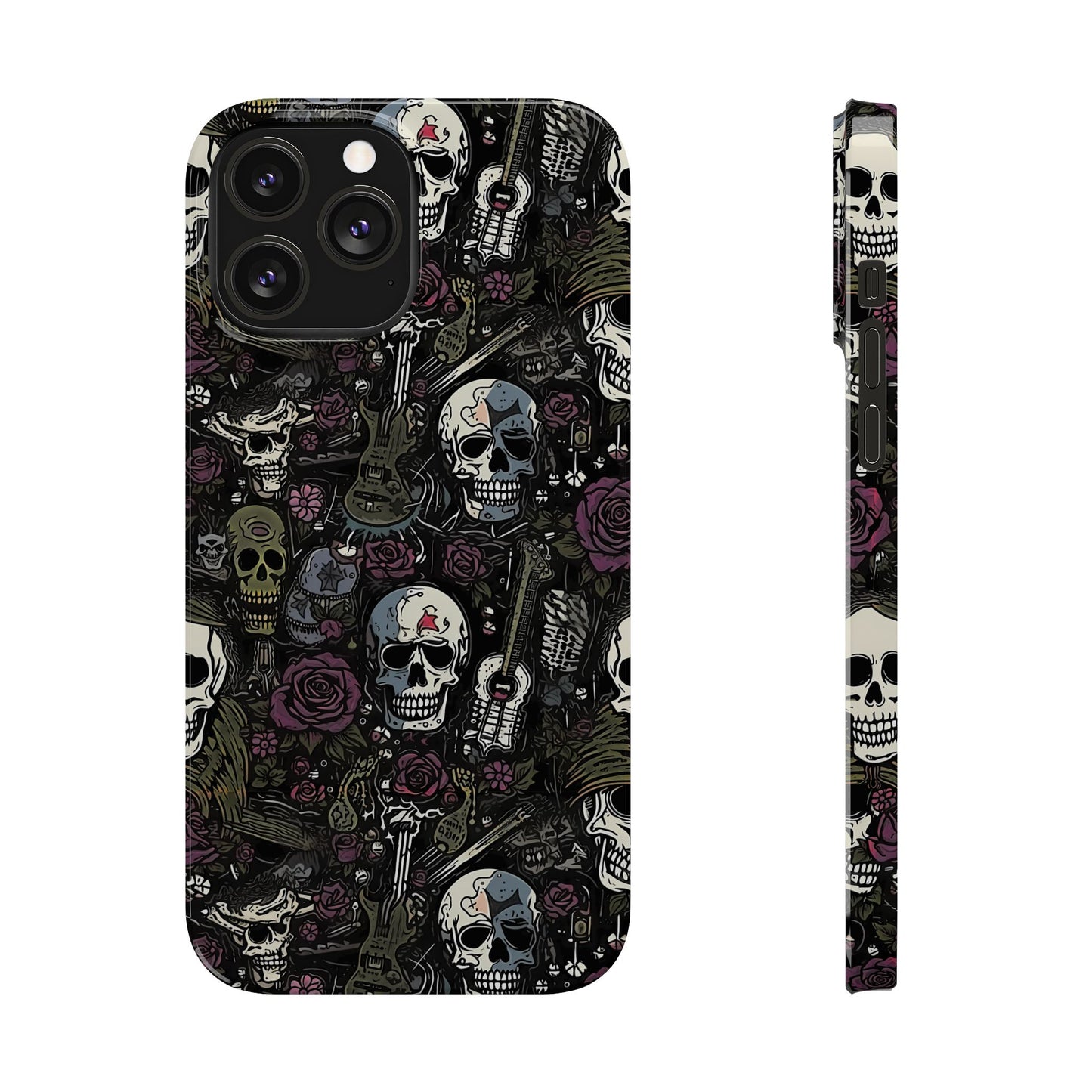 Purple Rock N Rose Phone Case