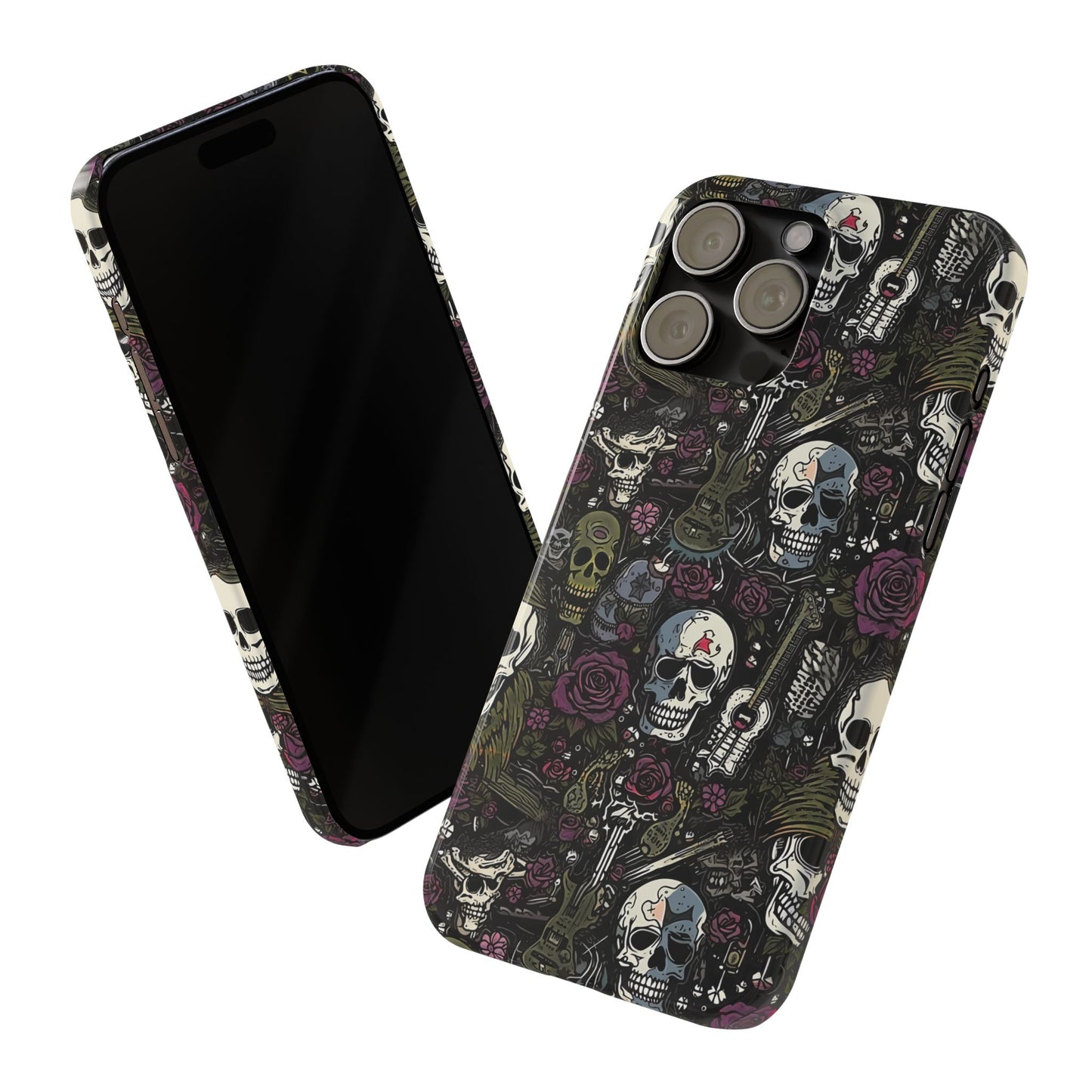 Purple Rock N Rose Phone Case
