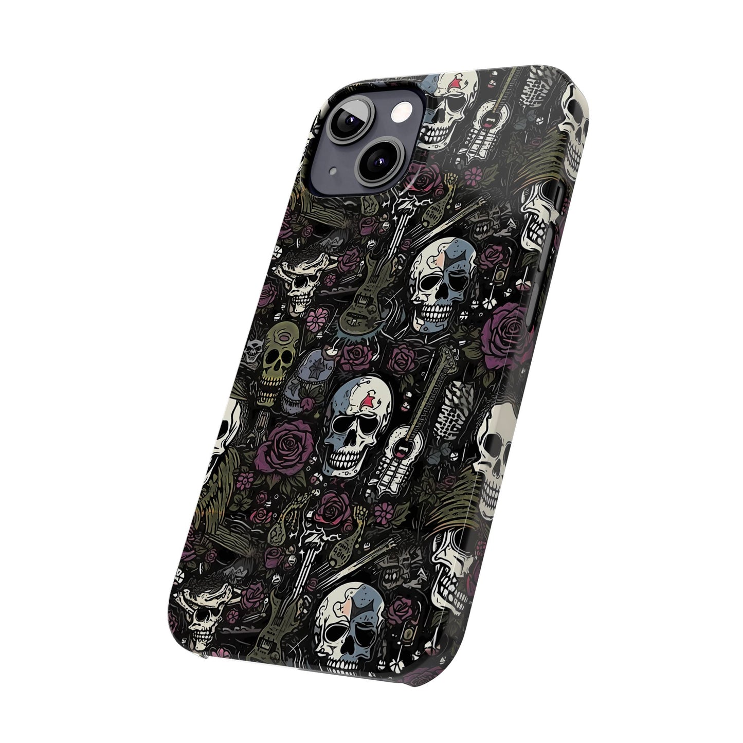Purple Rock N Rose Phone Case