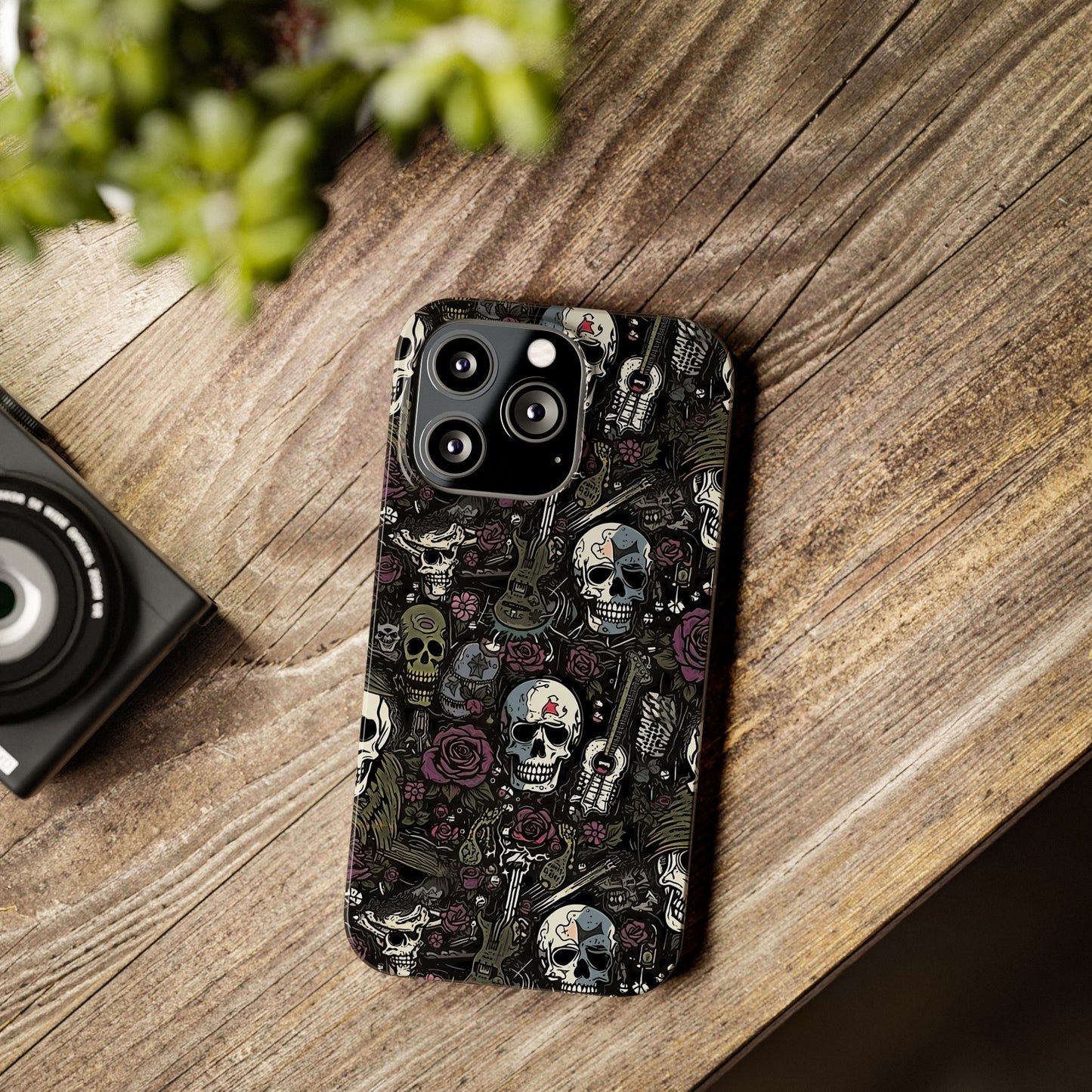 Purple Rock N Rose Phone Case