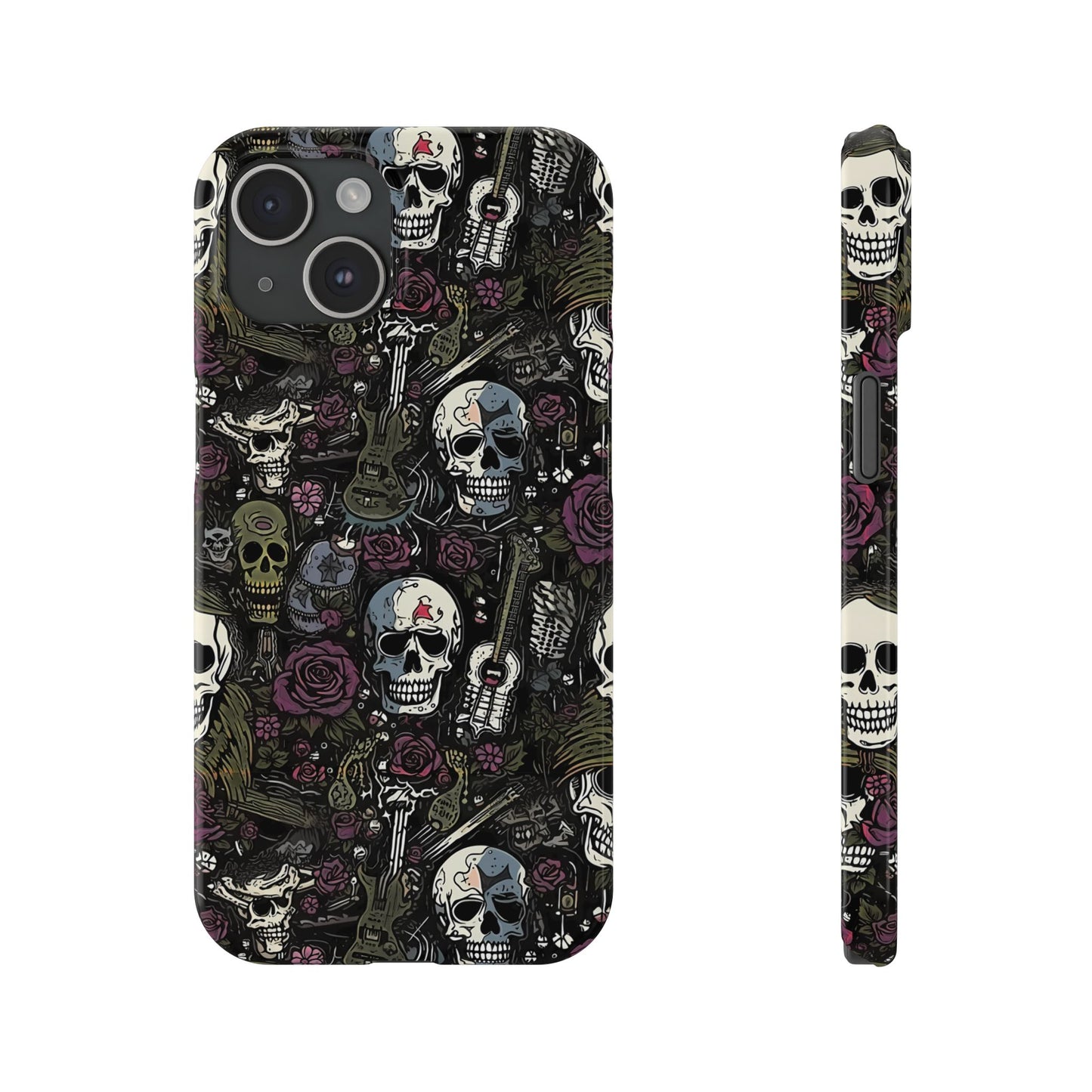 Purple Rock N Rose Phone Case