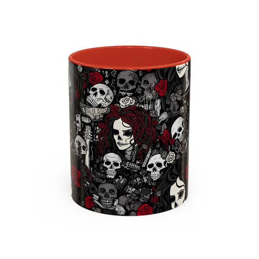 Taza de café con acento punk (11 y 15 oz)