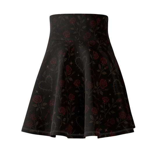 Punk rock floral skater skirt
Alternative fashion skirt with edgy flower print
Punk Riot floral skater skirt with gothic floral motif