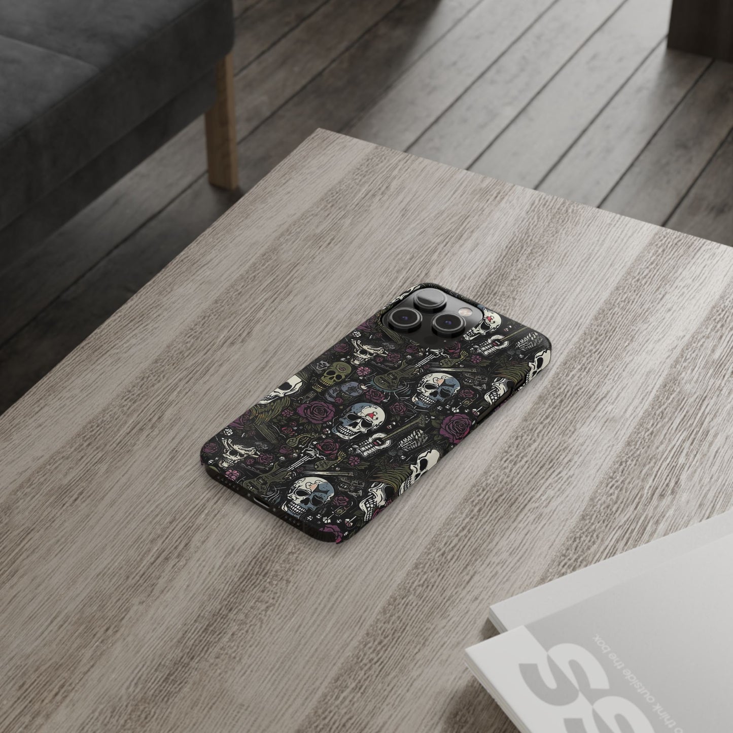 Purple Rock N Rose Phone Case