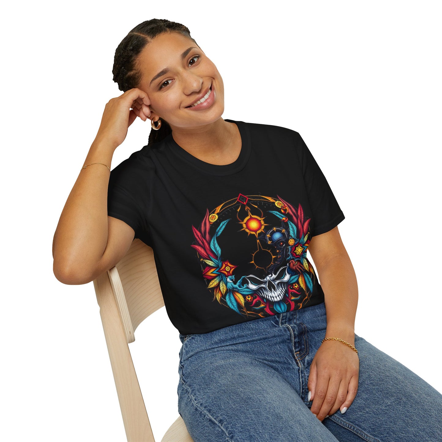Skull Dare To Look Graphic Tee