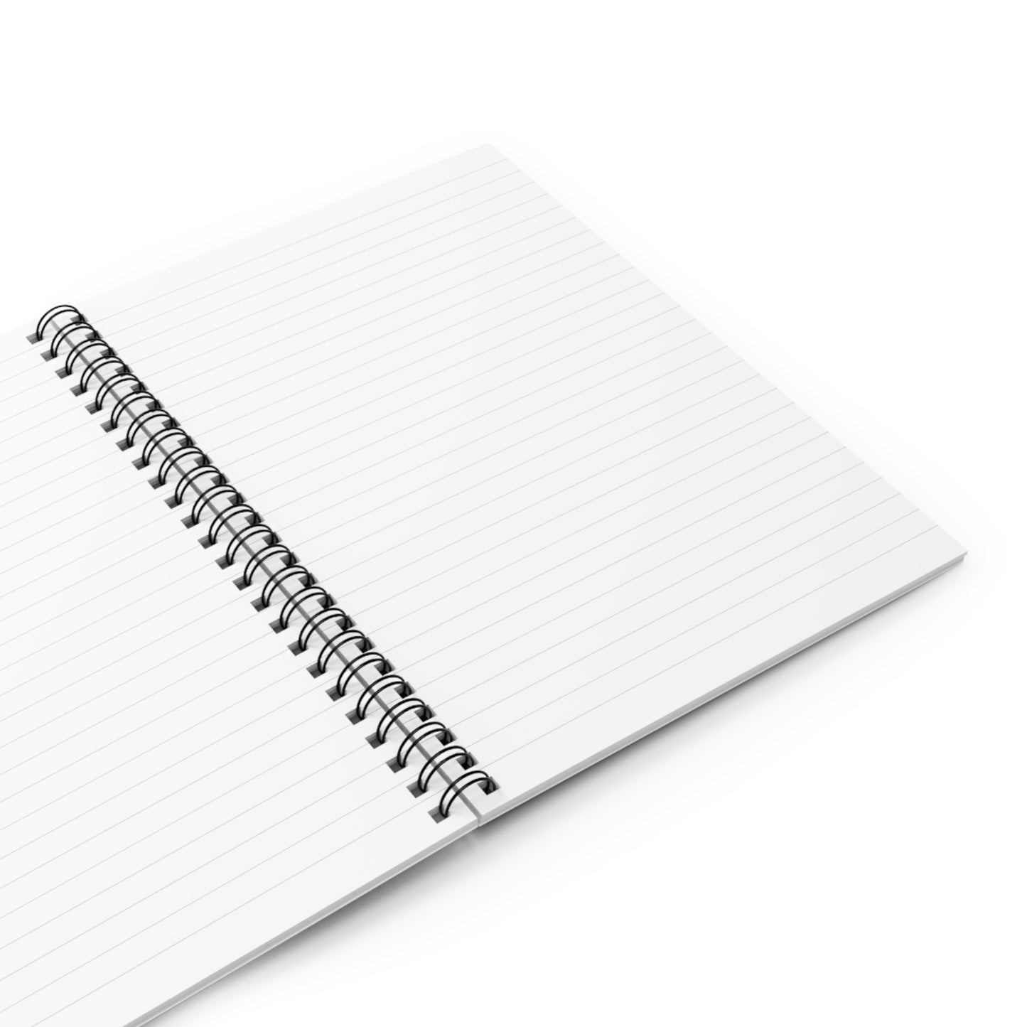 Pretty Dark Vibes Goth Girls Ruled Line Spiral Notebook