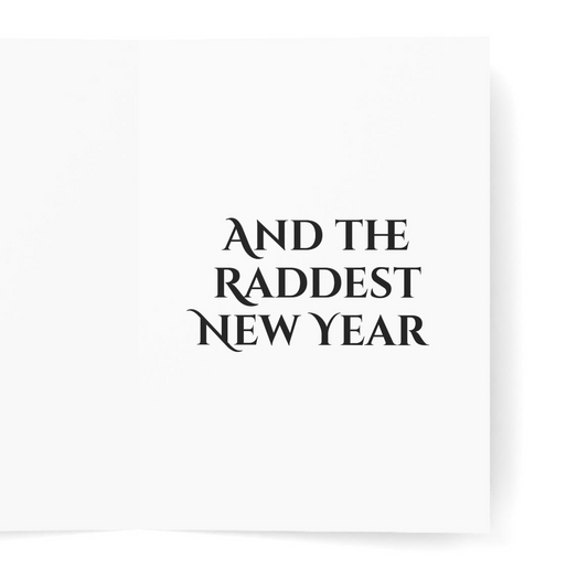 Punk Rock Reindeer Holiday Greeting Cards - Pack of 10