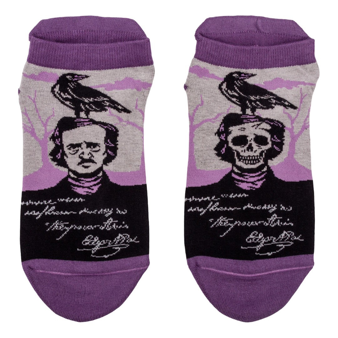 The Raven Poe Ankle and Crew Sock Pack | 2 Designs