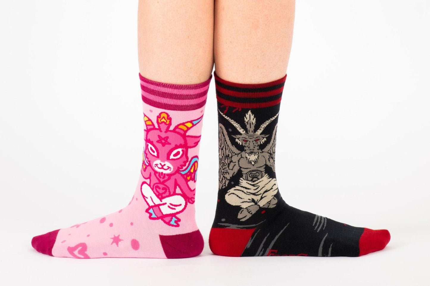 Ultimate Baphomet Ankle and Crew Sock Pack | 6 Designs