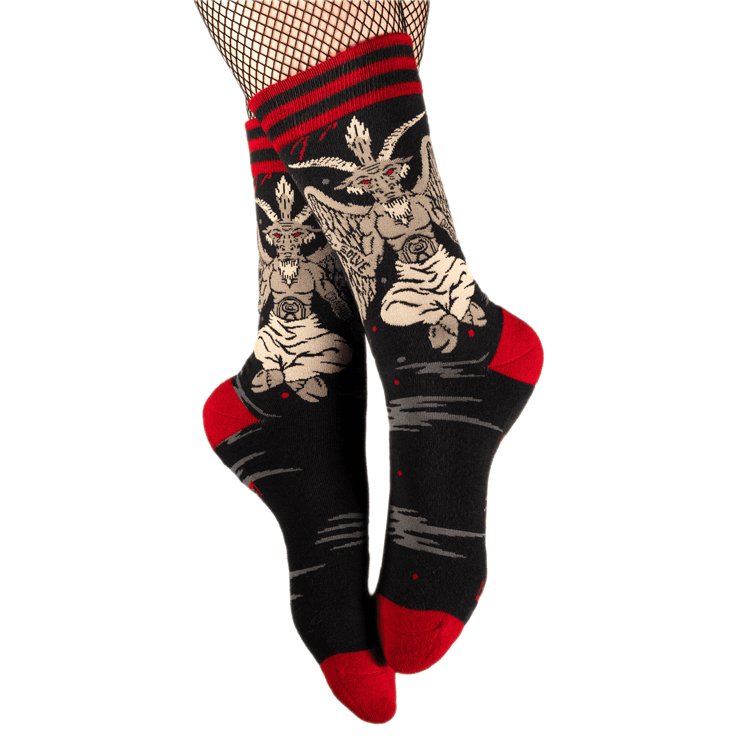 Ultimate Baphomet Ankle and Crew Sock Pack | 6 Designs