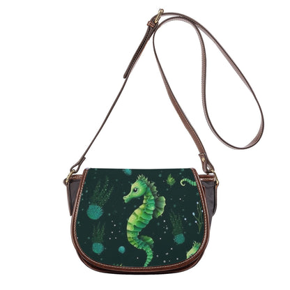 Midnight Tide Seahorse Tambourine Bag - Carry the calm. Command the deep.