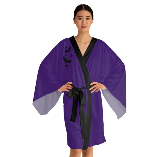 Gothic Graveyard Babe Kimono Robe