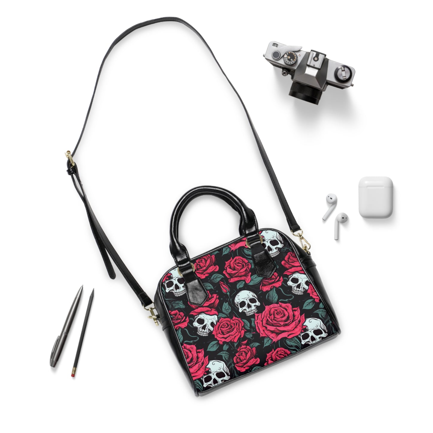 Pink Punk Skull Handbag