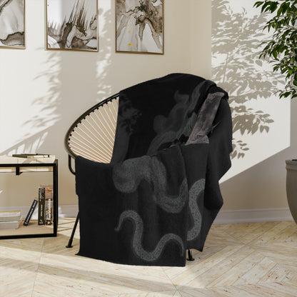 Moonveil gothic blanket with moon and crystal motif
Alternative fashion velveteen blanket for gothic home decor
Edgy punk rock microfiber throw in mystical moon design
