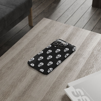 Funda para teléfono con calaveras rebeldes