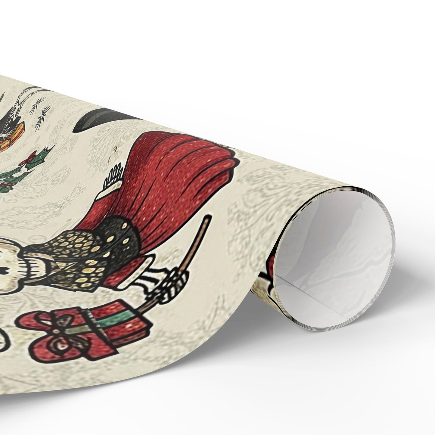 Little Skulls Horror Holiday Wrapping Paper