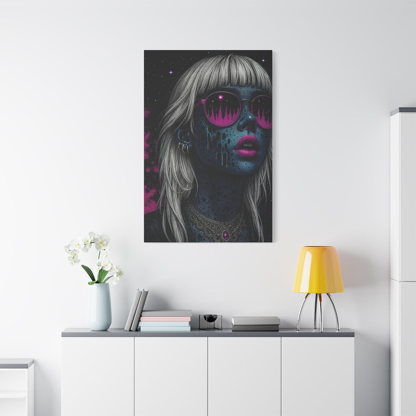 Neon Wonder Matte Canvas Wall Art (Stretched 1.25")
