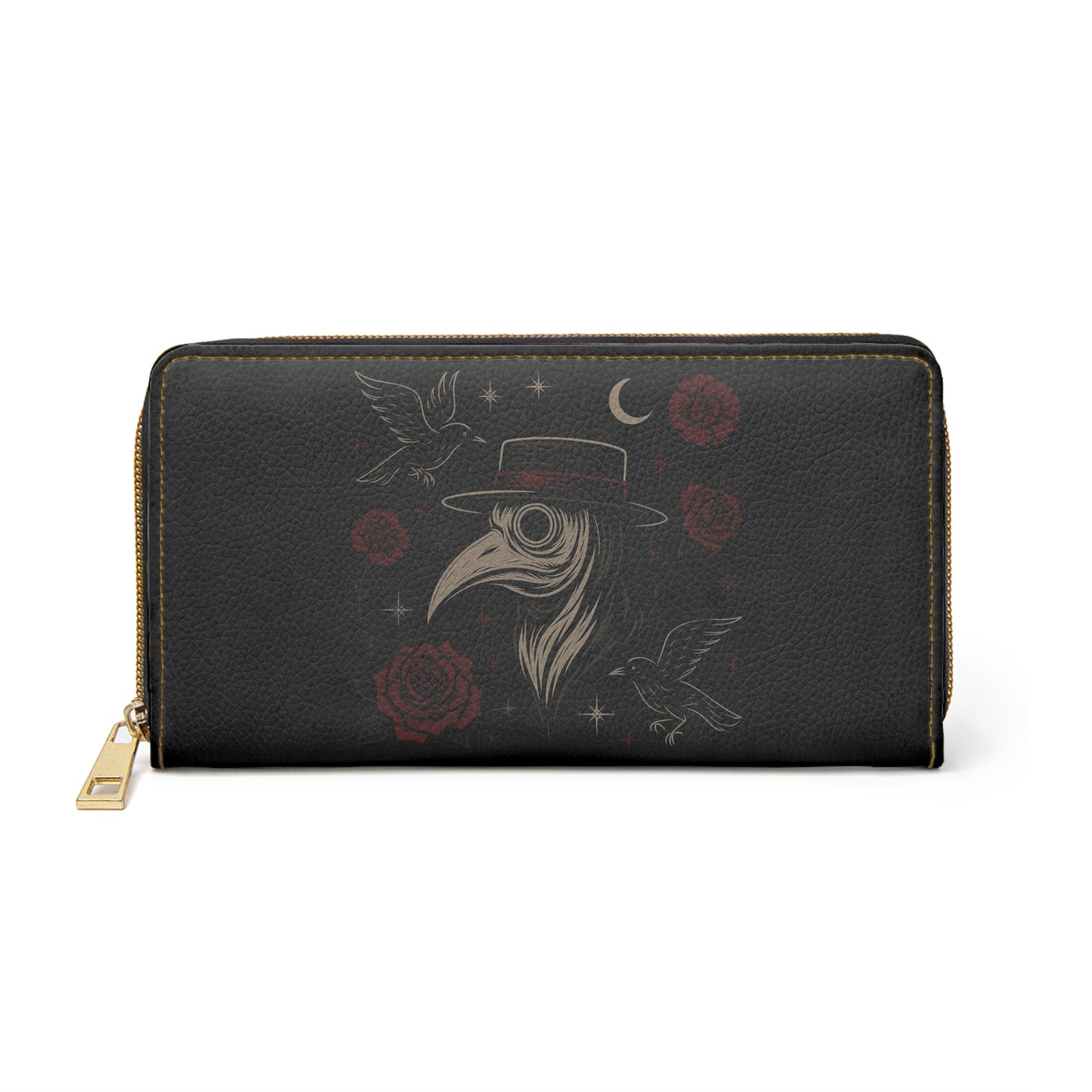 The Plague Doctor Wallet - In Black