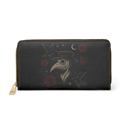 The Plague Doctor Wallet - In Black