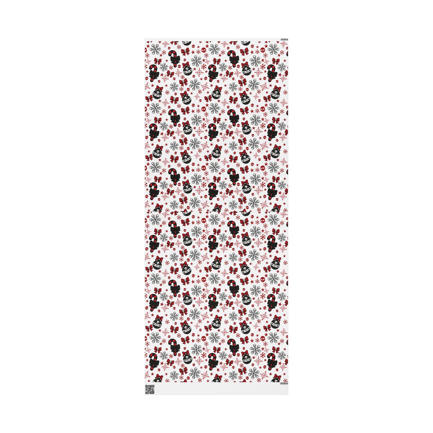 Walking With A Winter Skeleton Holiday Wrapping Paper - Pack of 10
