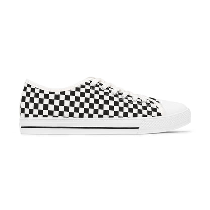 Retro Checkered Low Top Sneakers