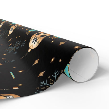 Sugar Cube Skull Christmas Wrapping Paper