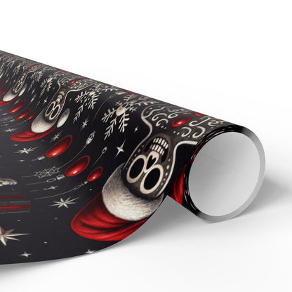 Gothic Holiday Christmas Gift Wrapping Paper