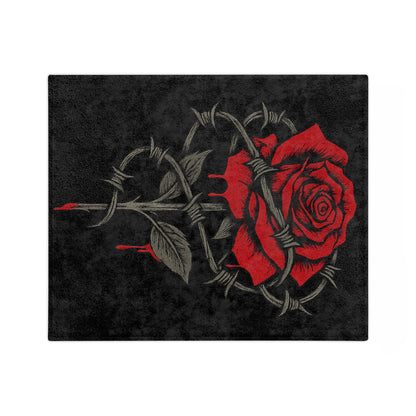 Manta de terciopelo Rebel Rose