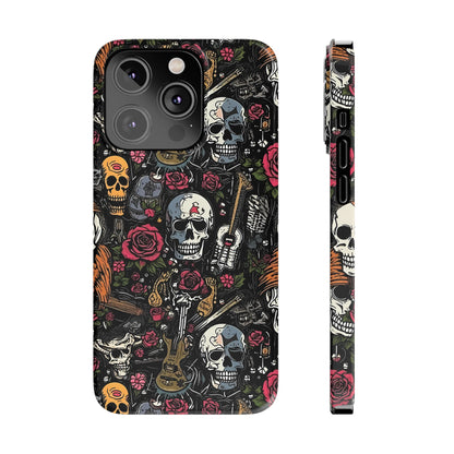 Funda para teléfono Pink Rock N Rose