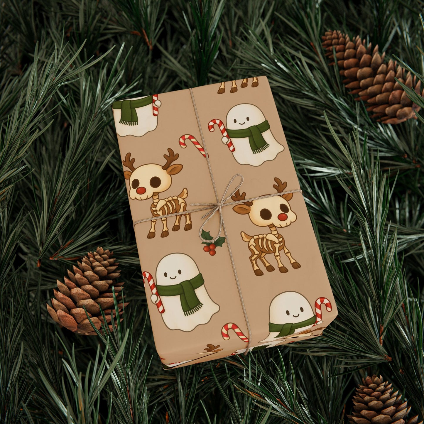 Reindeer Bones Christmas Wrapping Paper
