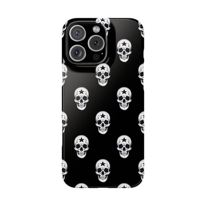 Funda para teléfono con calaveras rebeldes
