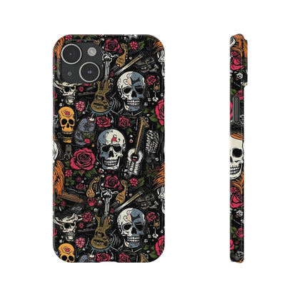 Funda para teléfono Pink Rock N Rose
